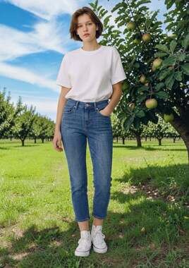 Levi's 311 Shaping Skinny Capri Jeans Women's Size 26 Medium Wash Blue